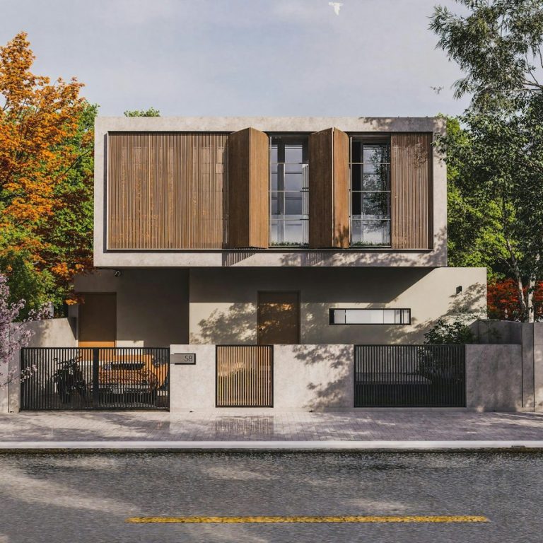 Immobilie schnell verkaufen Adelsdorf: modernes Haus aus Beton und Holz